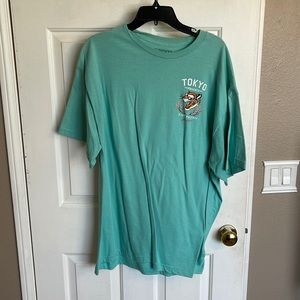 Riot Society Teal T Shirt XL